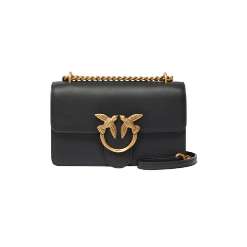Pinko Borse a spalla Borsa Donna Love One Mini Nero oro A24 - PINKO 100074A0F1 - Z99Q - UNI - Francavilla Moda